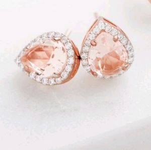 Rose gold earrings